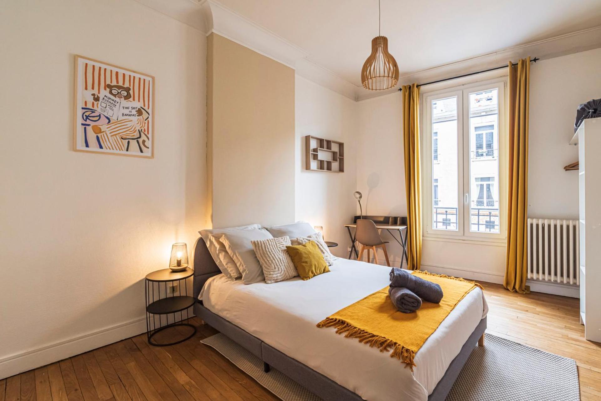 L'Haussmannien - Spacieux 4 Chambres - Centre - Gare Reims Eksteriør bilde