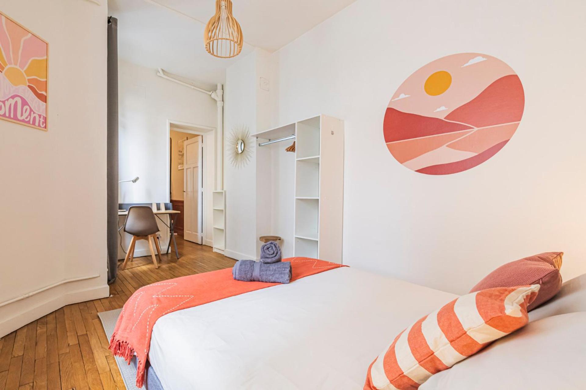 L'Haussmannien - Spacieux 4 Chambres - Centre - Gare Reims Eksteriør bilde